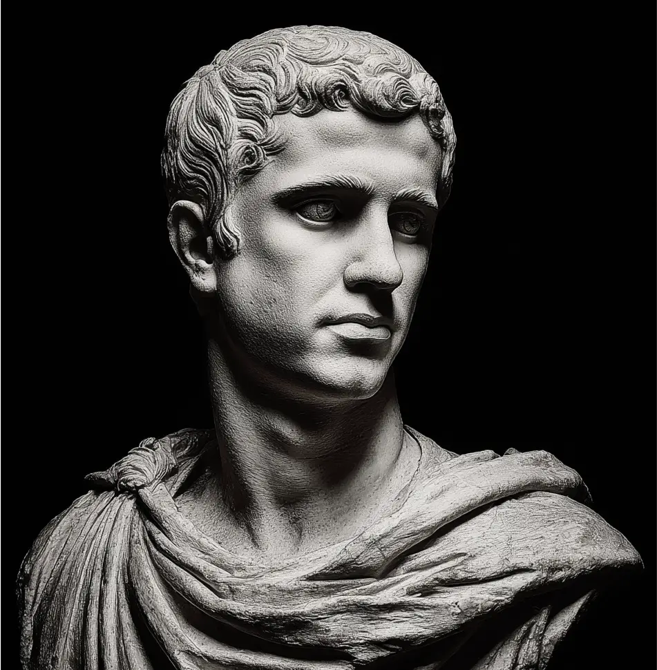 Statue portrait representing Arman Hezarkhani